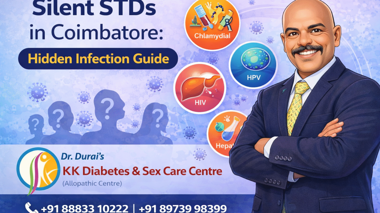 Silent STDs in Coimbatore – hidden infection awareness by Dr Duraisamy at KK Diabetes & Sex Care Centre