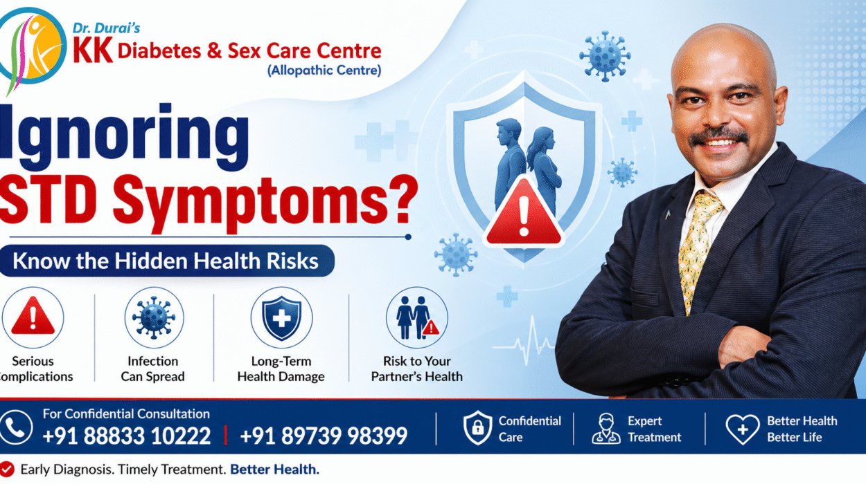 Ignoring STD symptoms – hidden health risks explained by Dr Duraisamy at KK Diabetes & Sex Care Centre
