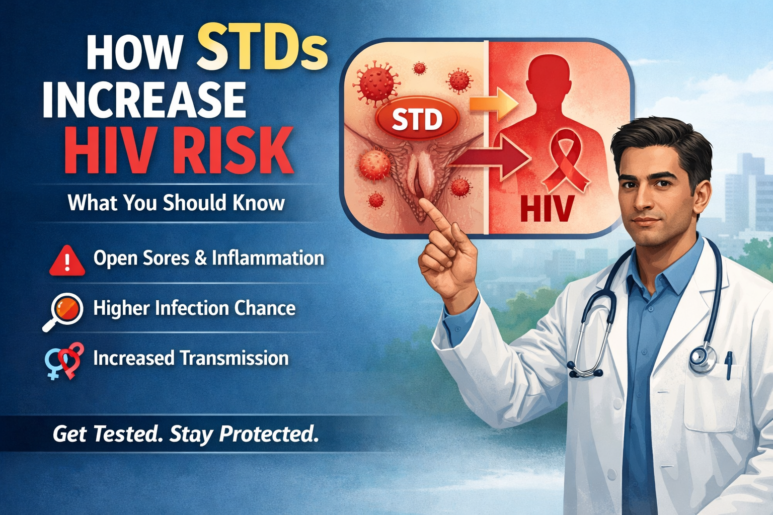 How STDs increase HIV risk – awareness guide by Dr Duraisamy at KK Diabetes & Sex Care Centre